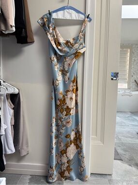reformation sapphira satin dress Reformation Sapphira Satin Maxi Dress The Closet New York